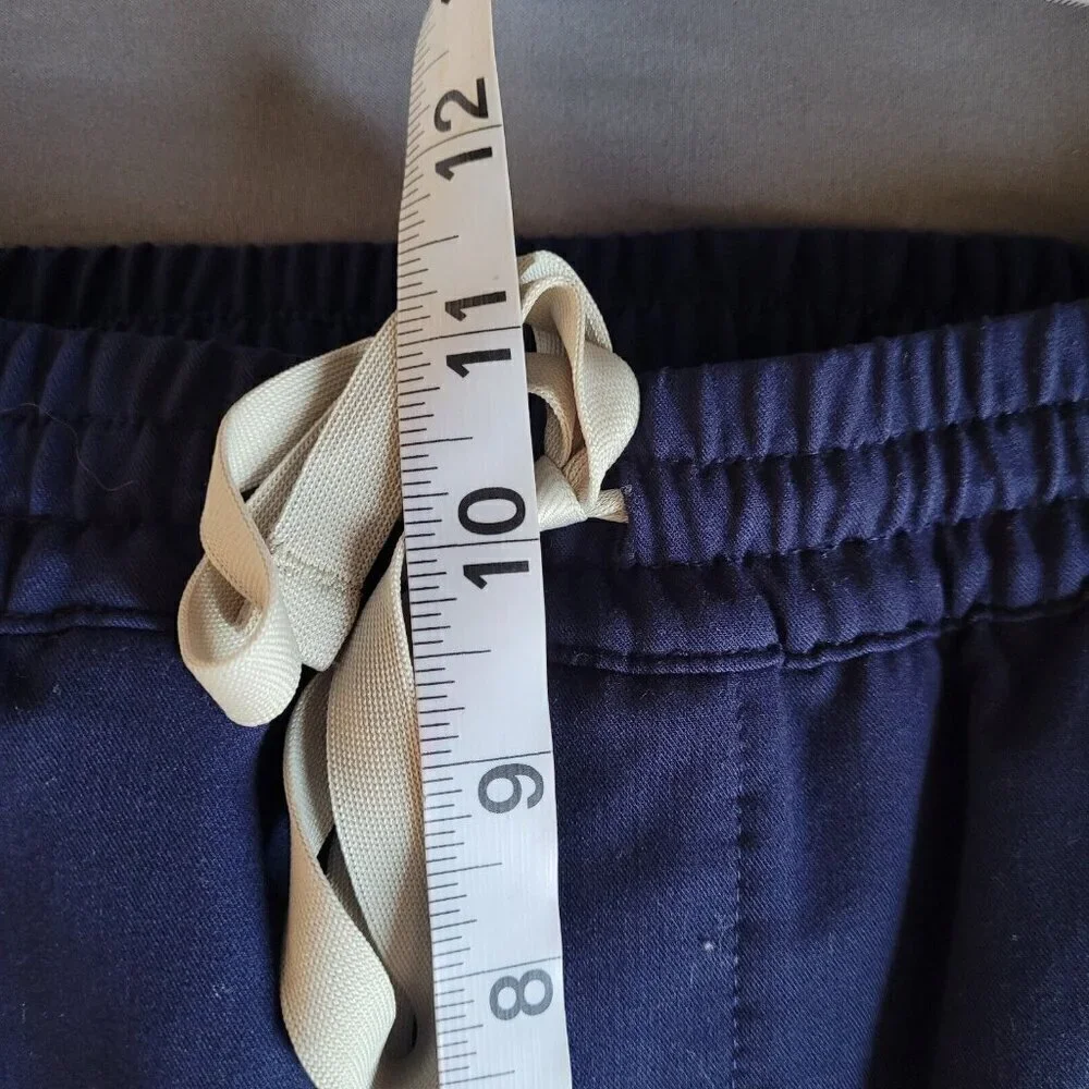 Figs Men Elastic Waist Natib Classic Pants Scrubs Size Medium Medical Nurse Blue
